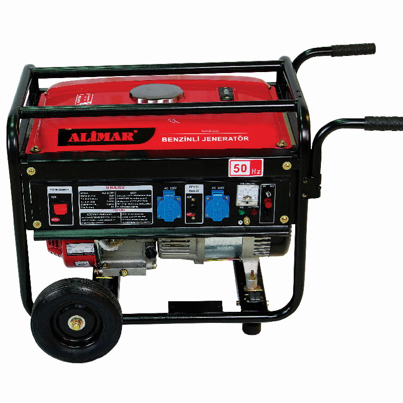 Генератор бензиновий ALIMAR 1 фаза (220В), 2,4кВт, (ALM B 3500)